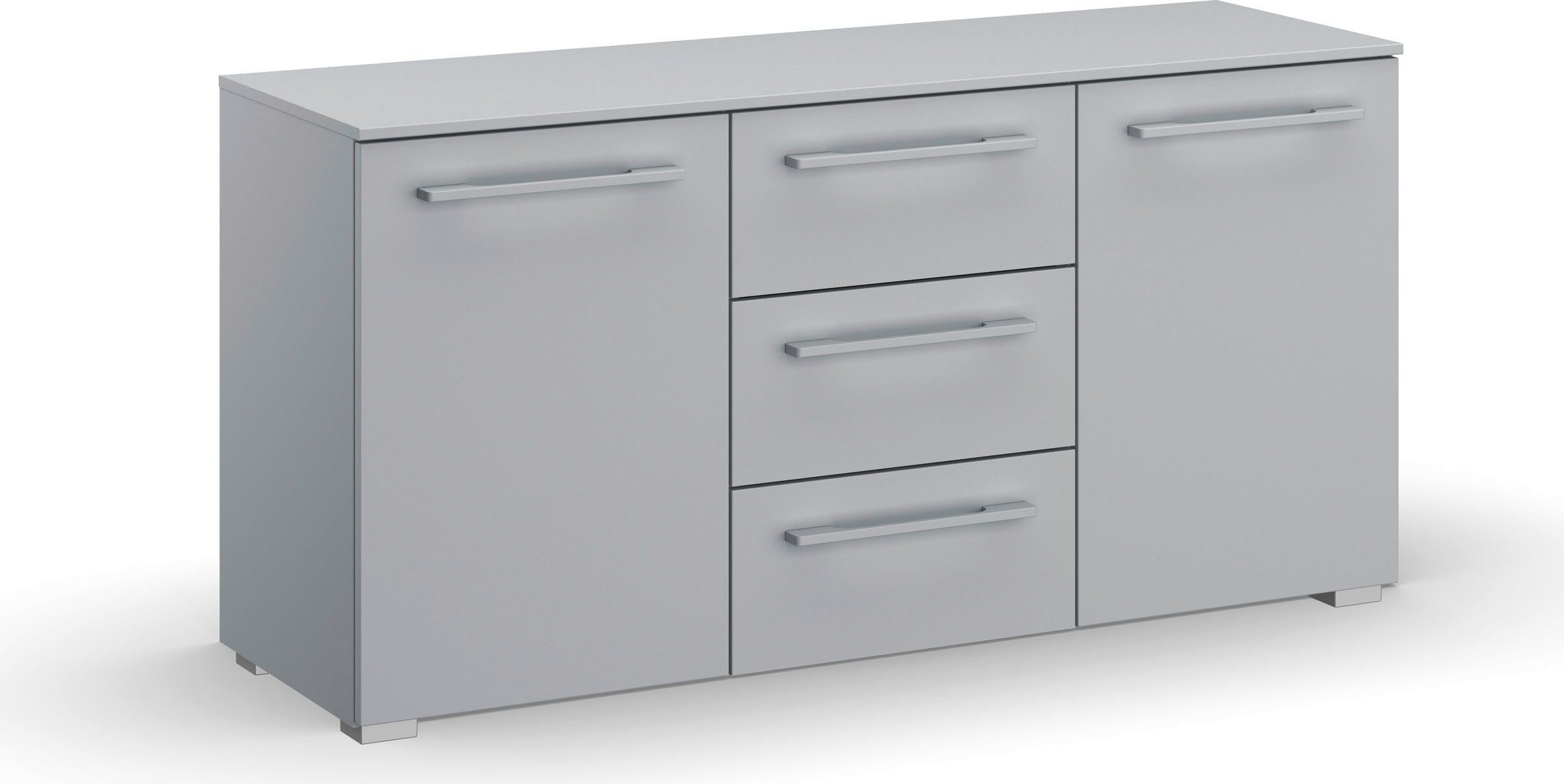 rauch Kombikommode Kommode Sideboard Wäscheschrank Schrank SKAT PURE (inkl. SOFT-CLOSE-FUNKTION), mit 1 Tür und 4 Schubladen in puristischem Design MADE IN GERMANY