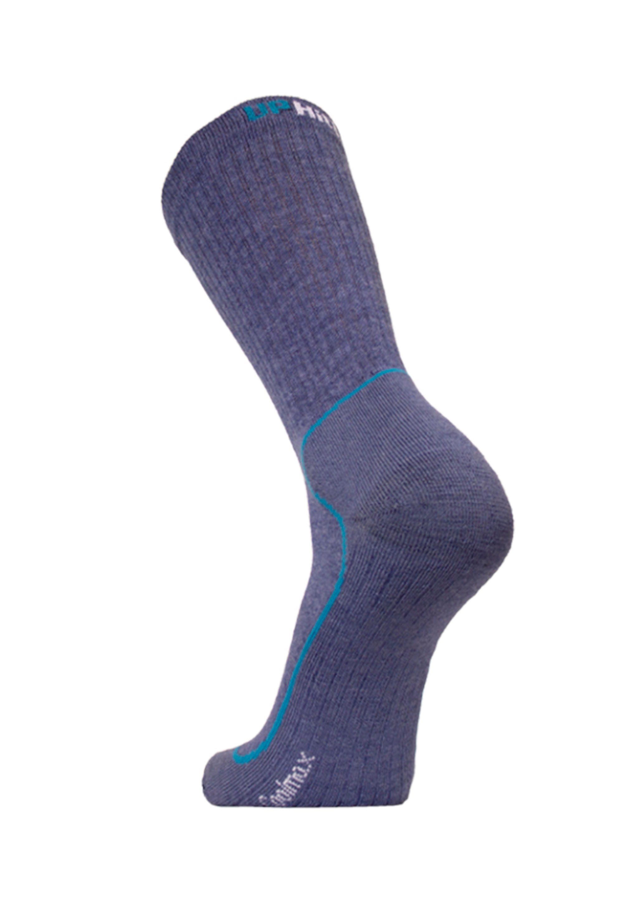 UphillSport aus (1-Paar) KEVO funktionalem Material blau Socken