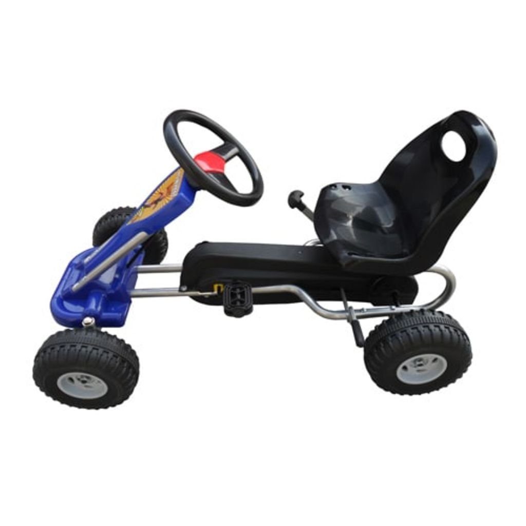 vidaXL Tretfahrzeug NA Tretfahrzeug Kinderfahrzeug Trampelauto Pedal-Gokart Blau