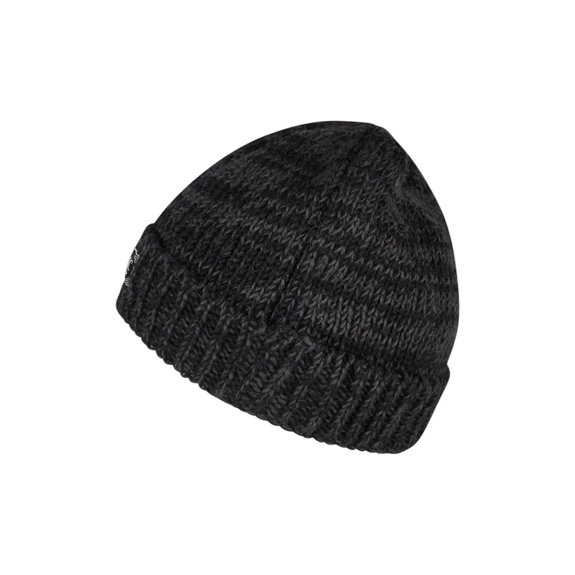 THC Natural Line Strickmütze THC Schafwoll Rollcap 809 anthrazit (1 Stück, 1-St., 1 Stück) Innenfutter: Fleece
