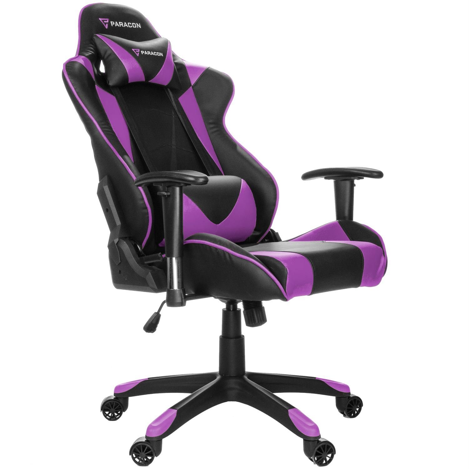 ebuy24 Gaming-Stuhl Paracon Pink Gaming und Stuhl inkl. Knight Nackenkissen