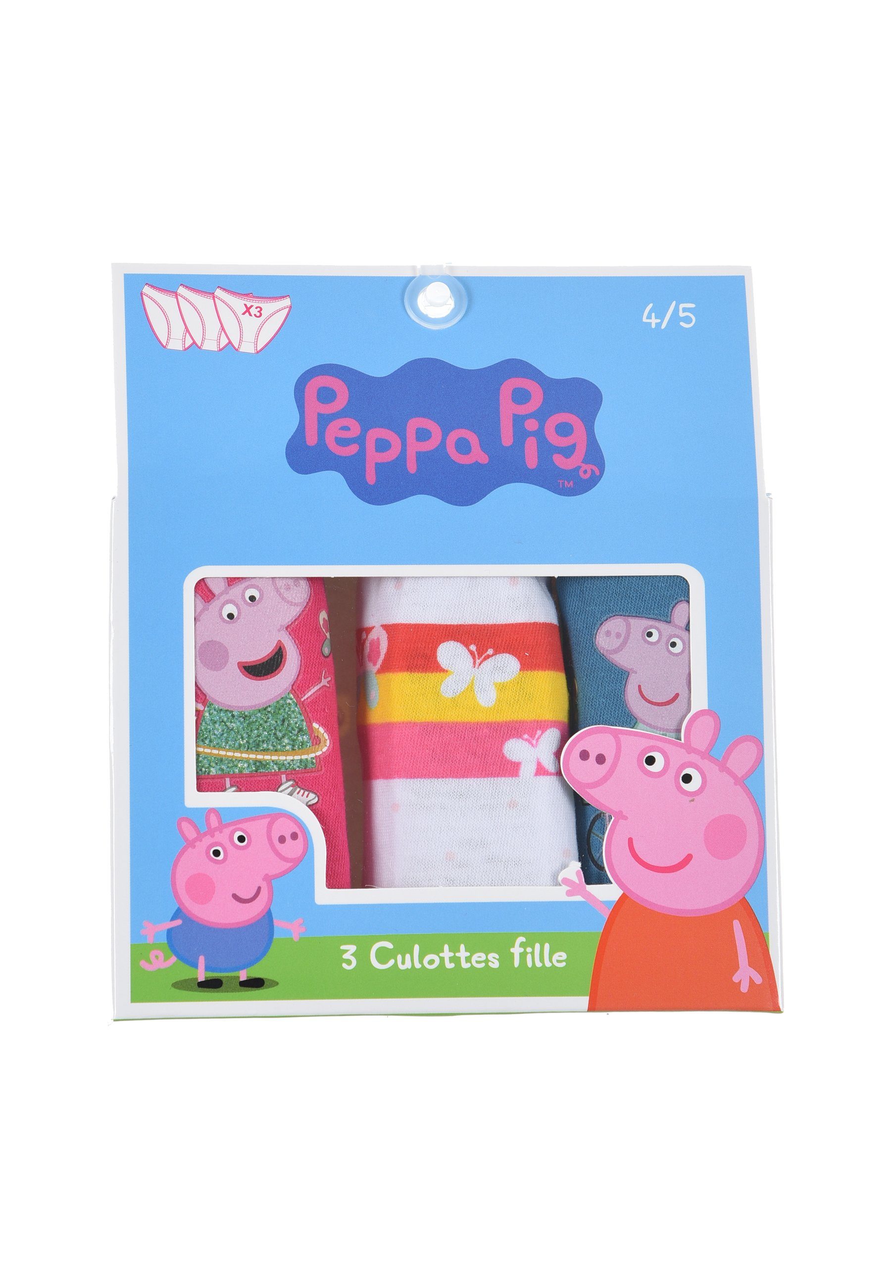 (3-St) Pig Kinder Schlüpfer Mädchen Unterhosen Wutz Peppa Slip Peppa