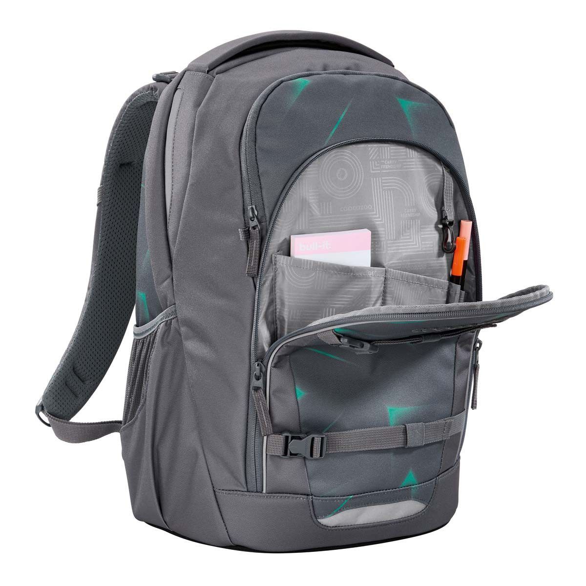 coocazoo Schulranzen Schulrucksack EVERY Arrow Drift 2-teilig (2-teilig), ergonomisch, rückenschonend, Leichtgewicht