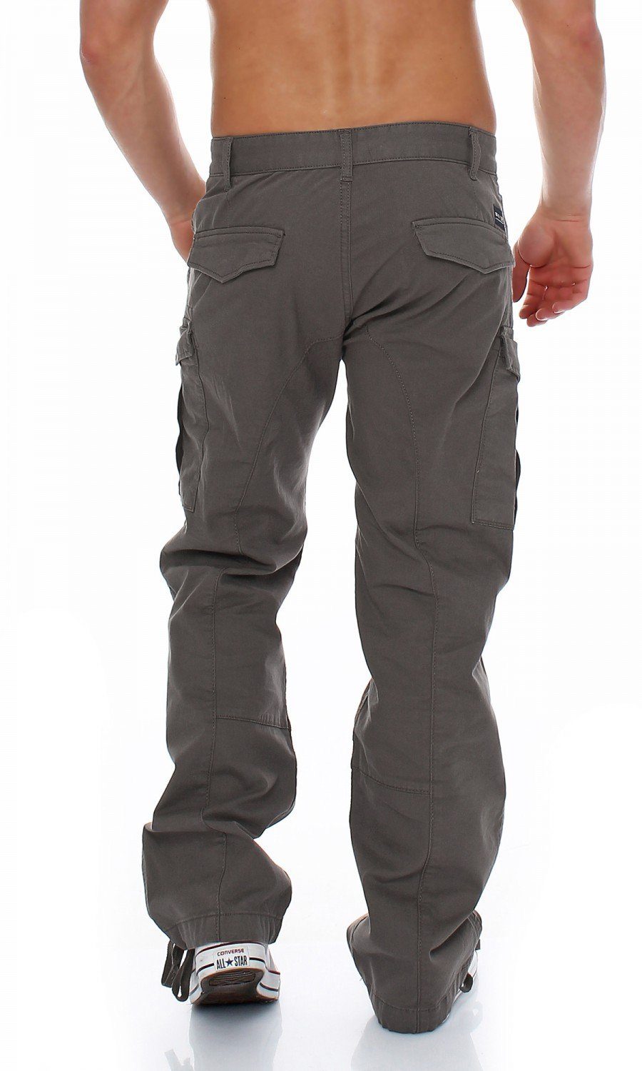 Big Seven Cargojeans Brian Fit Big Comfort Hose Herren Cargo Grey Tech Hose Jeans Seven