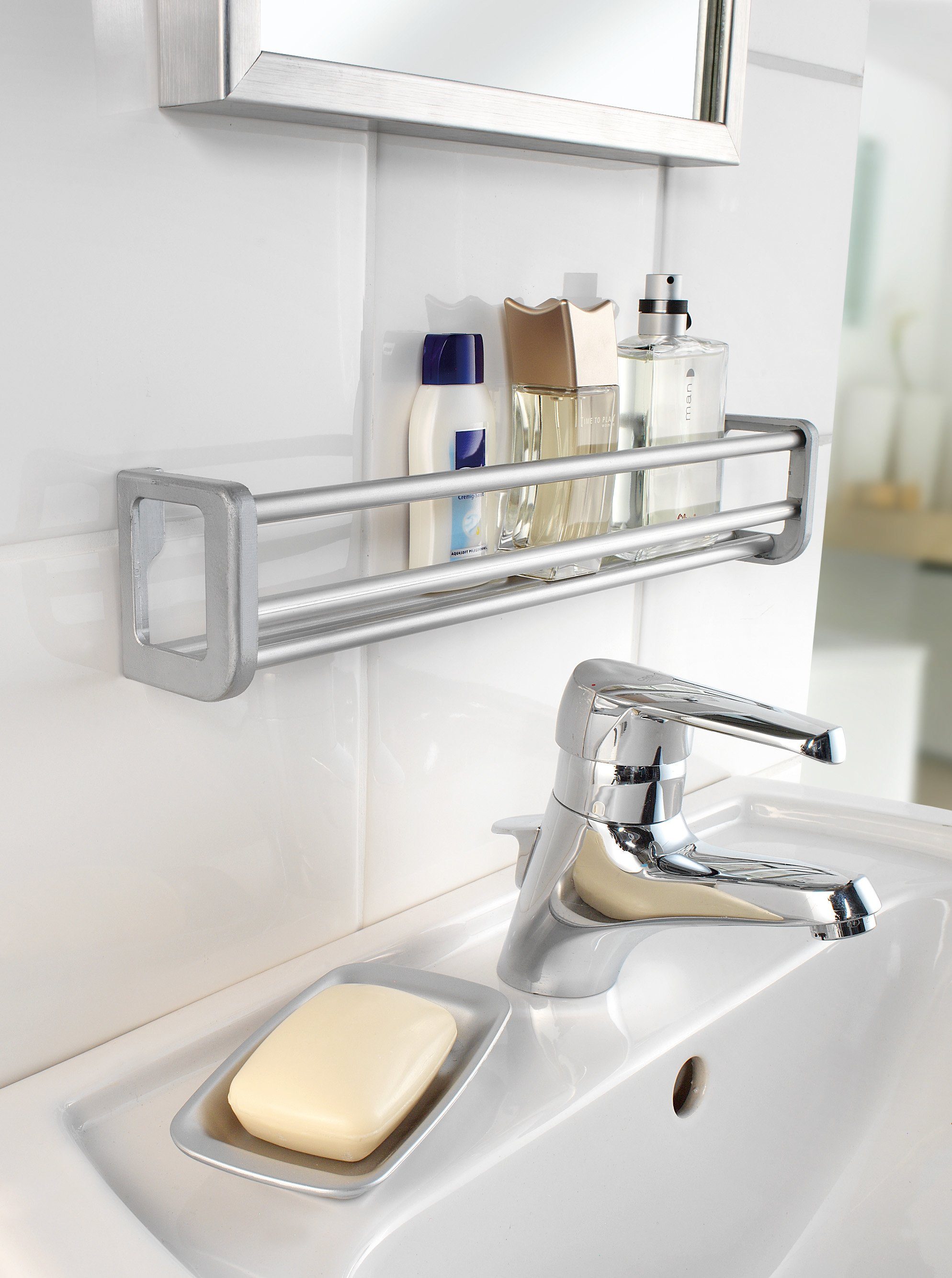 Ruco Ablageregal, Set 3-tlg., Aluminium/Kunststoff, ohne Bohren und Schraub günstig online kaufen