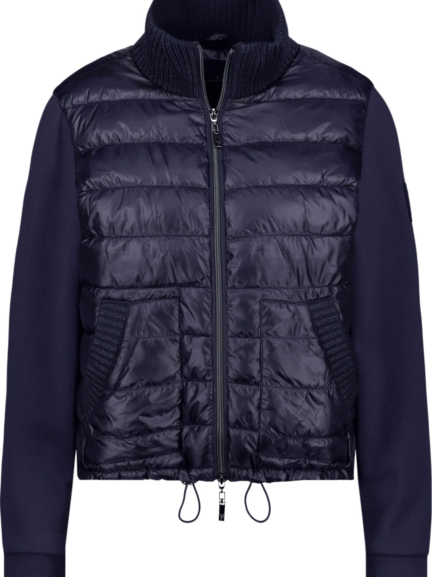 Monari Kurzjacke Casual,Polyamid,Unifarben,Stehkragen,Lang,Regular Fit