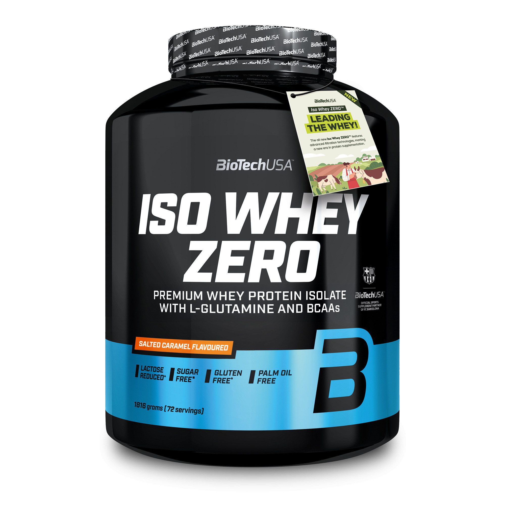 Biotech USA BioTech Iso Whey Zero 1816g - Salted Caramel Pulver, 1816 g, Pulver