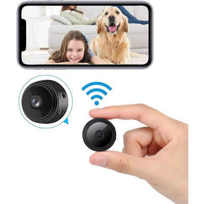 Jormftte Mini,Full HD kleine, WiFi überwachung Überwachungskamera