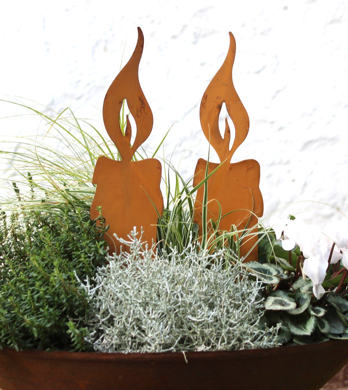 LB H&F Lilienburg Gartenstecker 2er SET Gartenstecker Beetstecker Gartendek günstig online kaufen