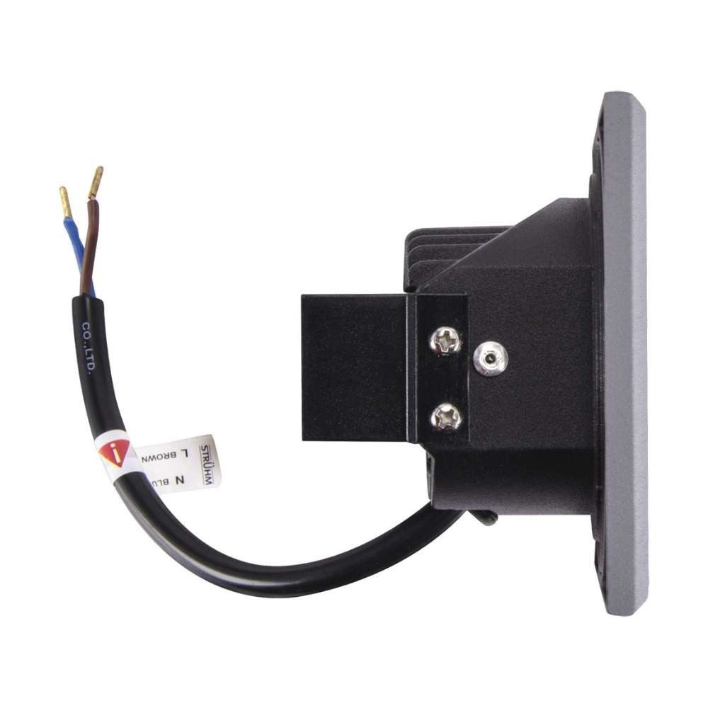 V-TAC LED Einbauleuchte LED Einbau-Treppenleuchte Stufenleuchte für Außen- und Innenbereiche, Neutralweiß, 1,6w, Neutralweiß, 85x85x59mm, grau, Lochmaß: Ø60-70mm, Aluminium, IP54