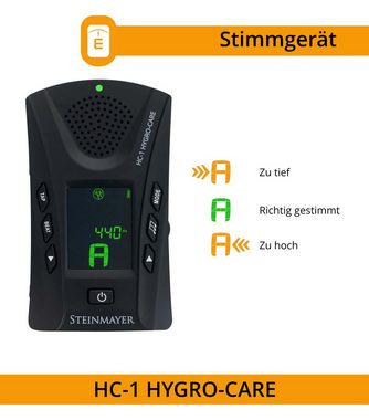 Steinmayer Stimmgerät HC-1 Hygro-Care mit Tuner und Metronom, Thermometer und Hygrometer Funktion