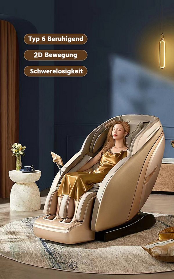 Salottini Massagesessel SOFORT LIEFERBAR Luxus 2D Massagesessel Sessel Bern Wärmefunktion (1-St), mit Relaxfunktion