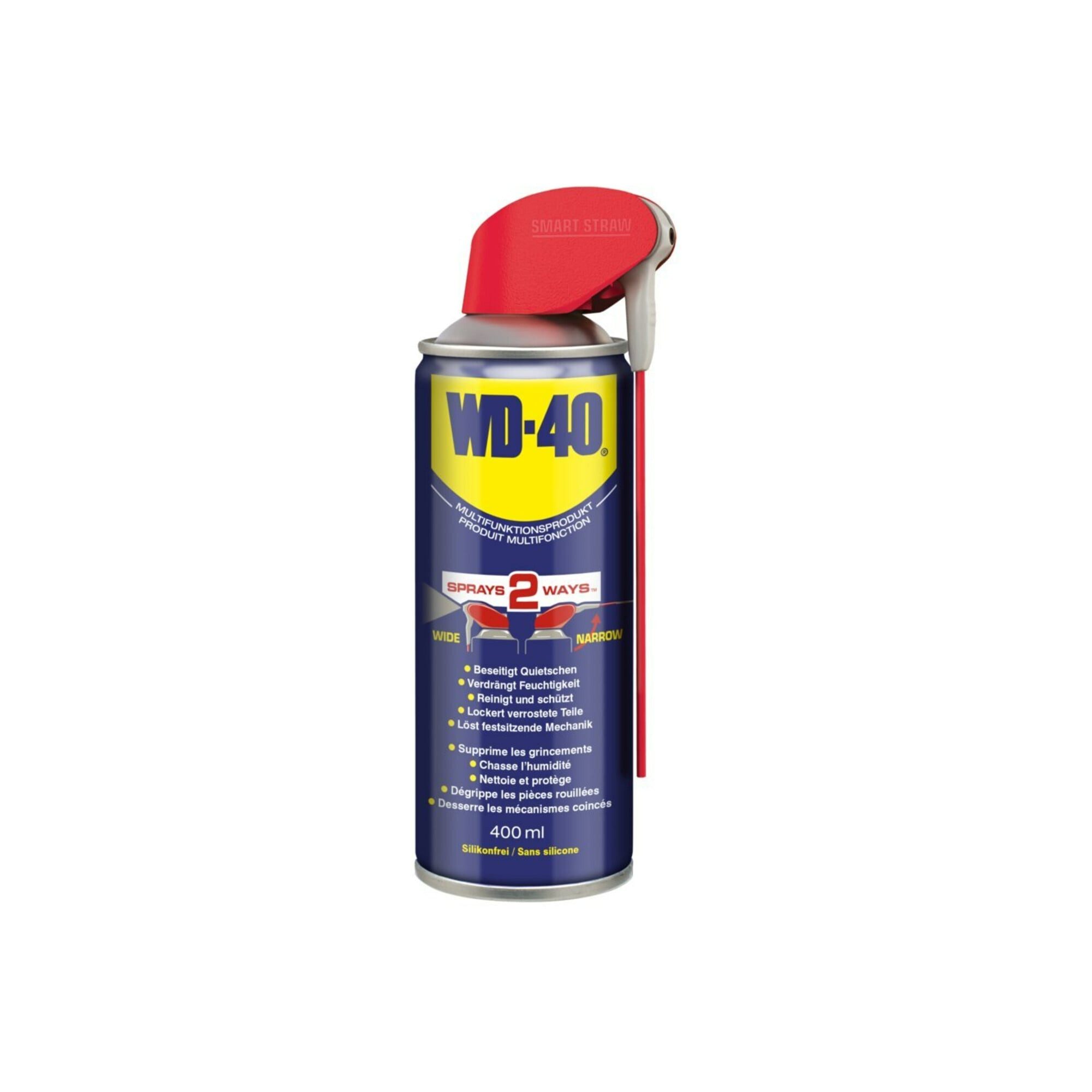 WD-40 Multifunktionsöl SMART STRAW Multifunktionsprodukt 400ml Spraydose 400ml WD-40 6 Stk