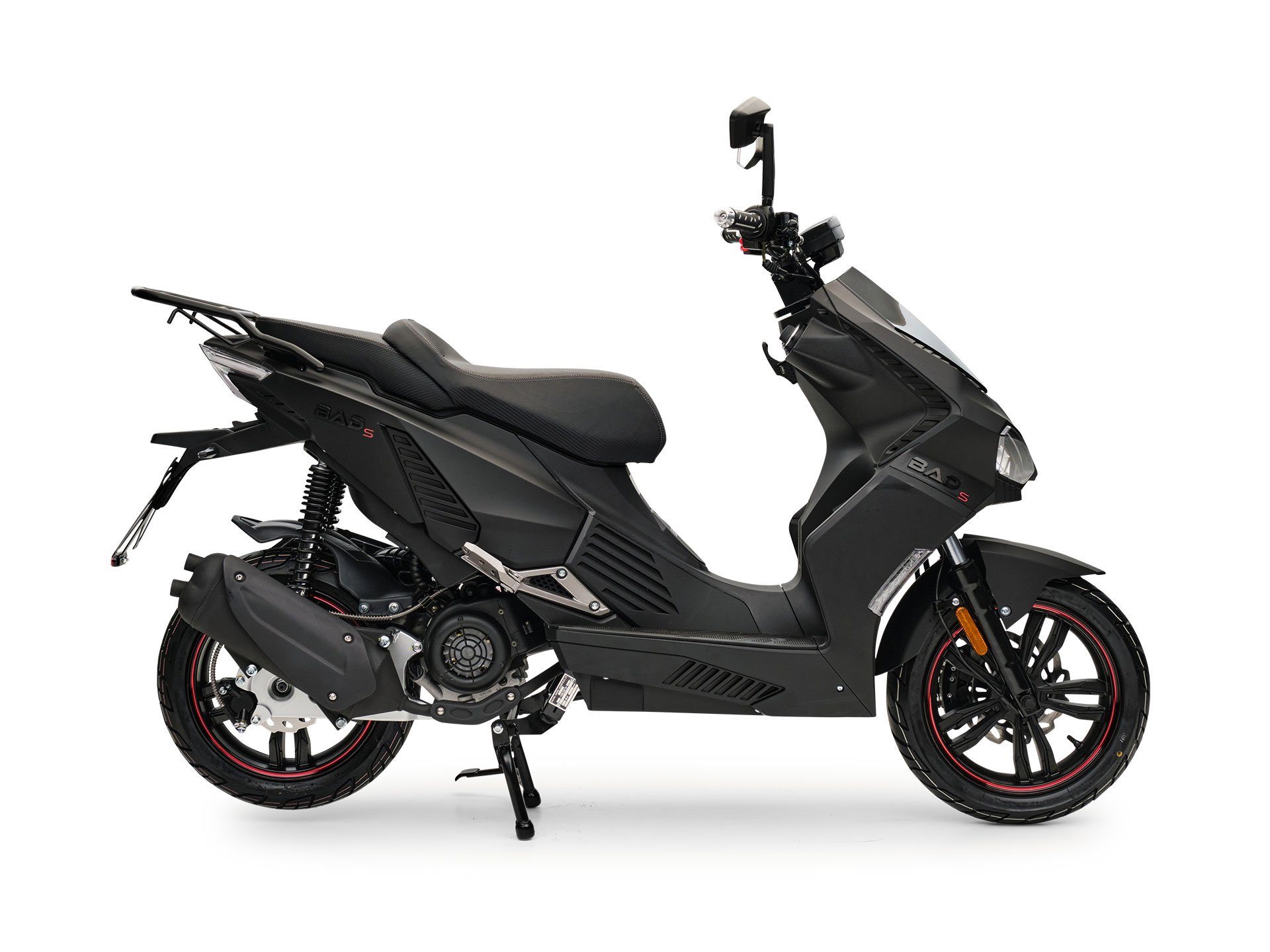 Euro Keyless 5 & Sport Motorroller 125 Go Schwarz-Matt 85km/h ccm, Burnout 85 5, Roller Bad Leichtkraftrad, S 125ccm Alarmanlage km/h, Euro