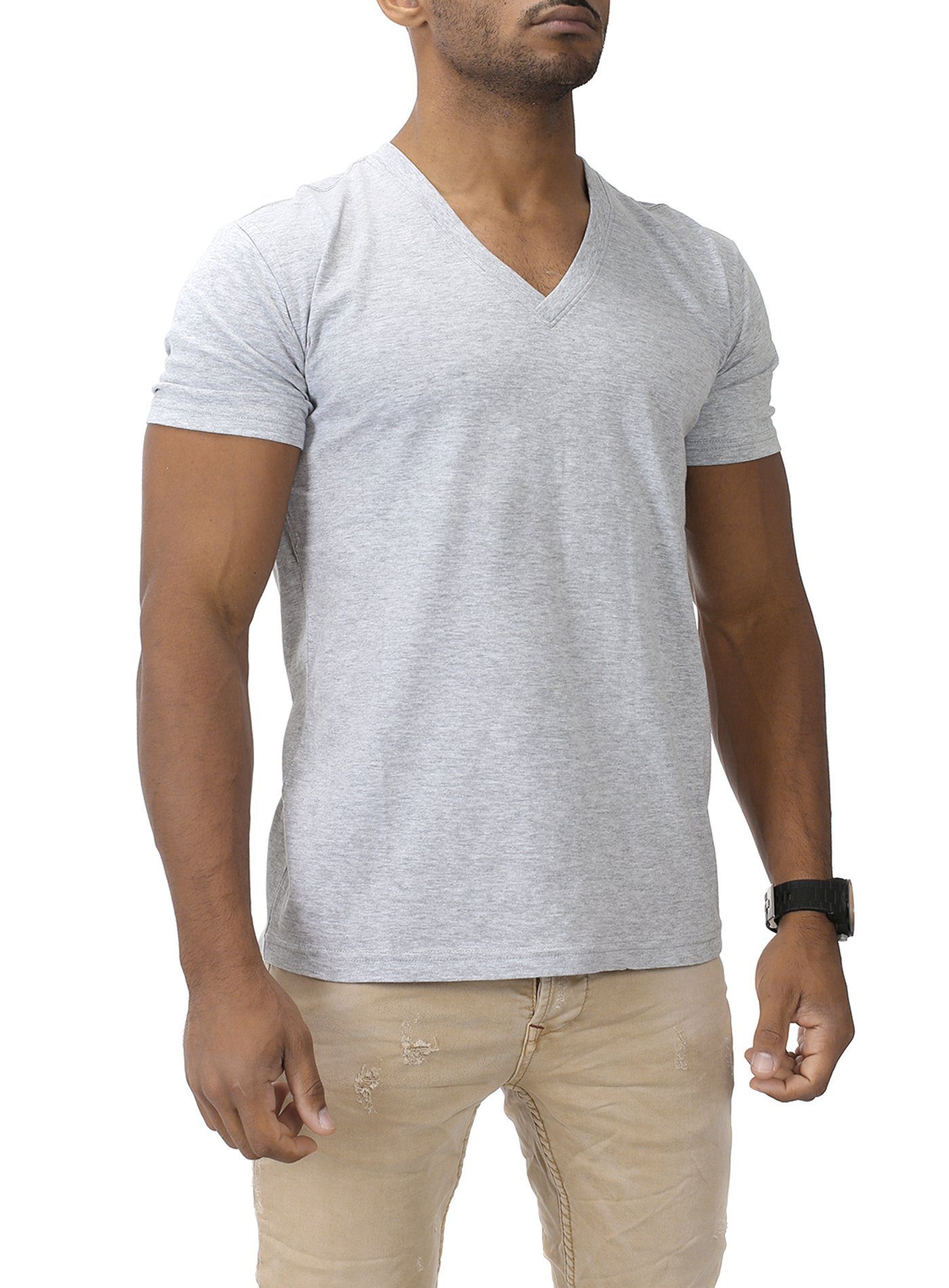 Akito Tanaka T-Shirt (1-tlg) aus reiner Baumwolle