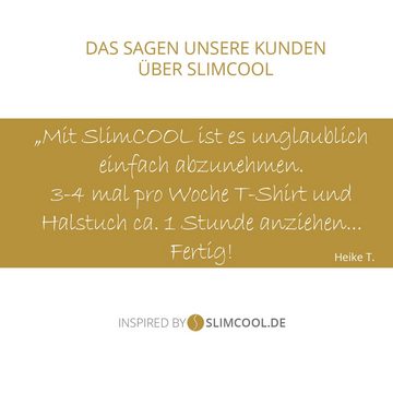 SlimCOOL Halstuch Abnehmen durch Kühlung, PowerScarf, Cryo Shapewear (aktiviert m. Wasser)