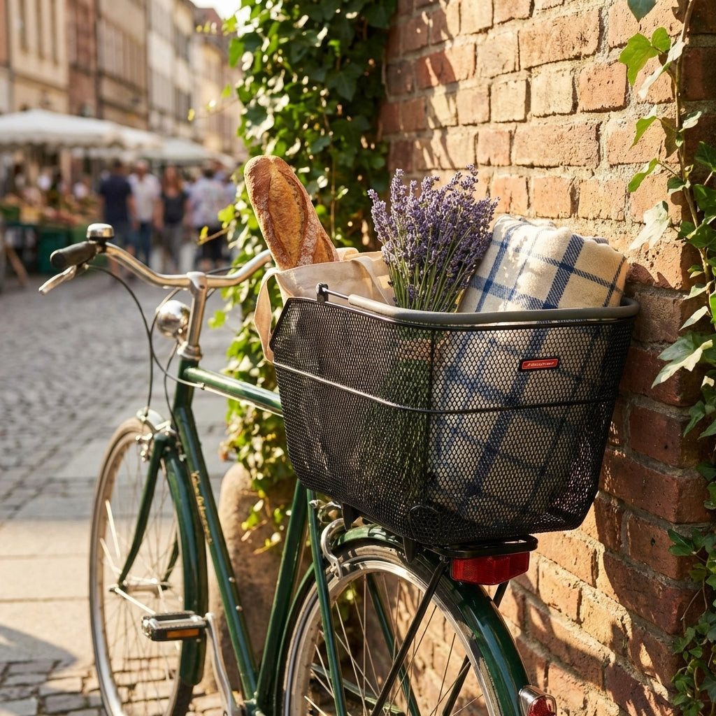 Pletscher Fahrradkorb Hinterradkorb Pletscher Deluxe XXL anthrazit,engmaschig,für Pletschers