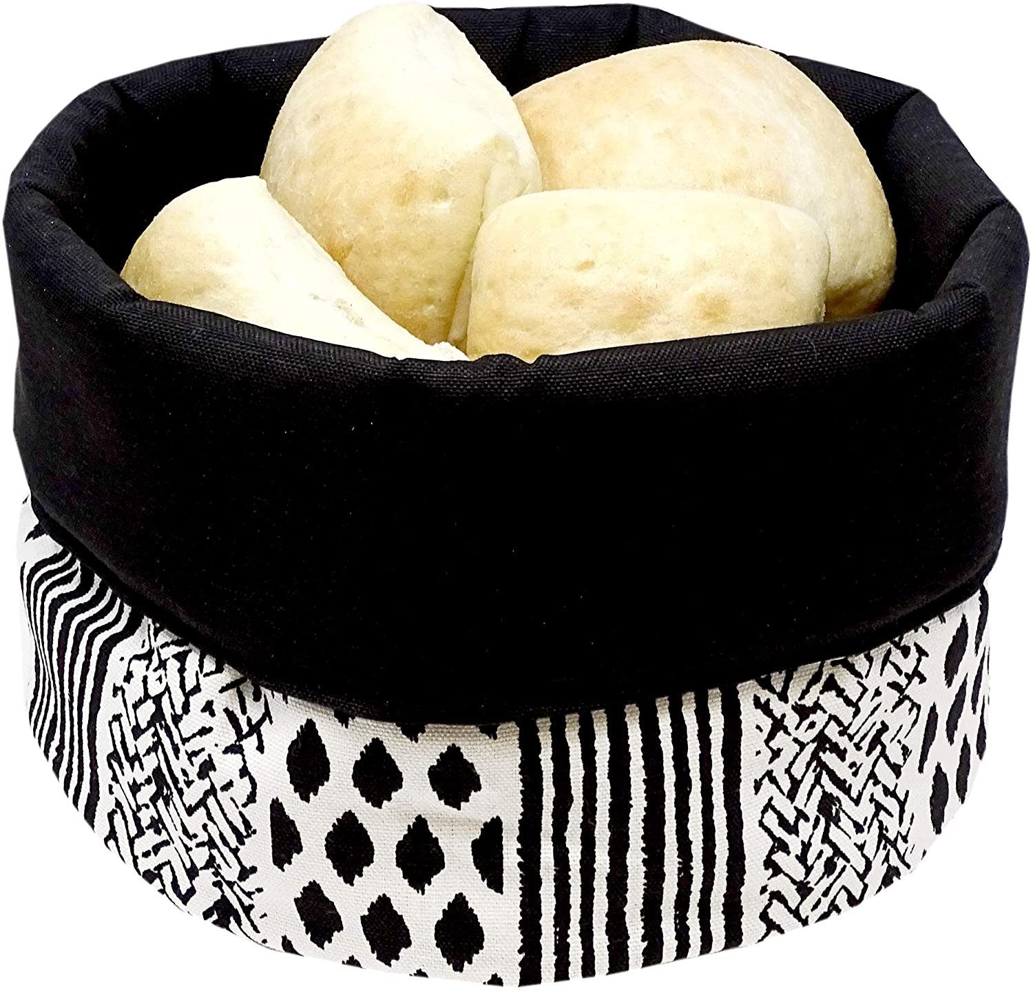 Lashuma Brotkorb Brotkorb, (1-tlg), Brottasche rund, Aufbewahrungskorb Ø 22 cm