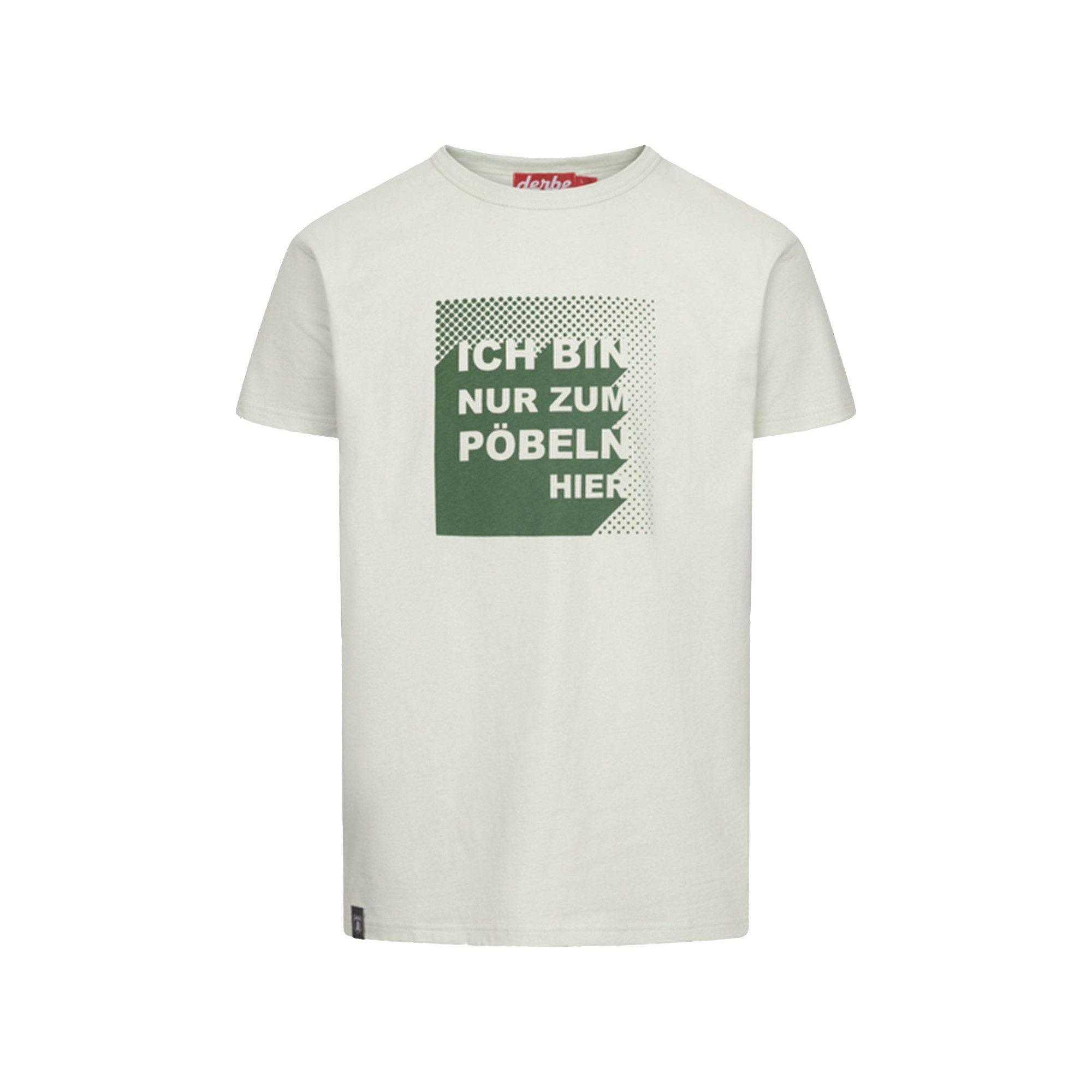 Derbe Print-Shirt Pöbeln