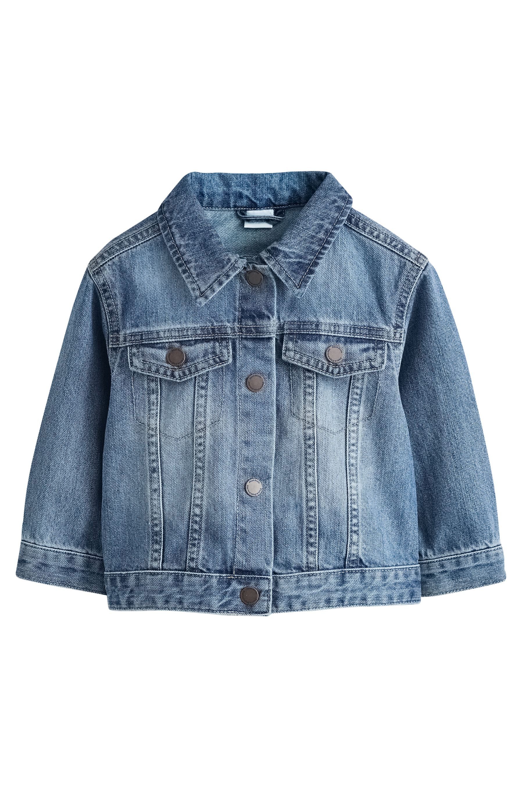 Jeansjacke Denim-Jacke im Westernstil