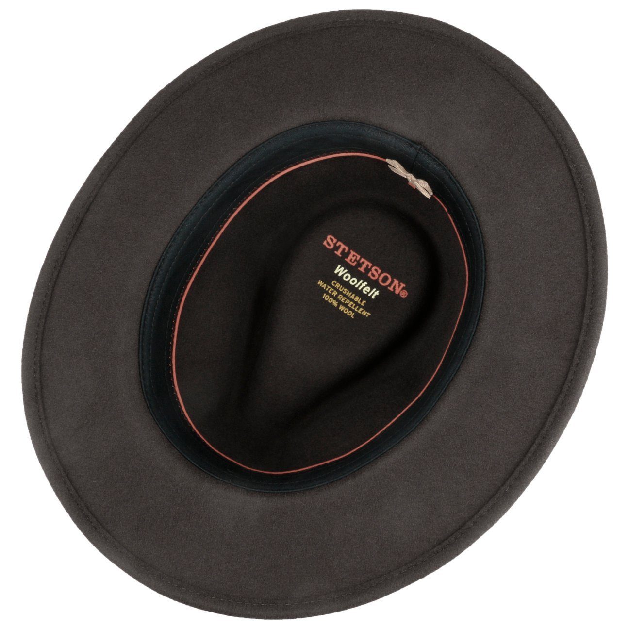 Stetson Cowboyhut (1-St) Herrenhut mit Lederband