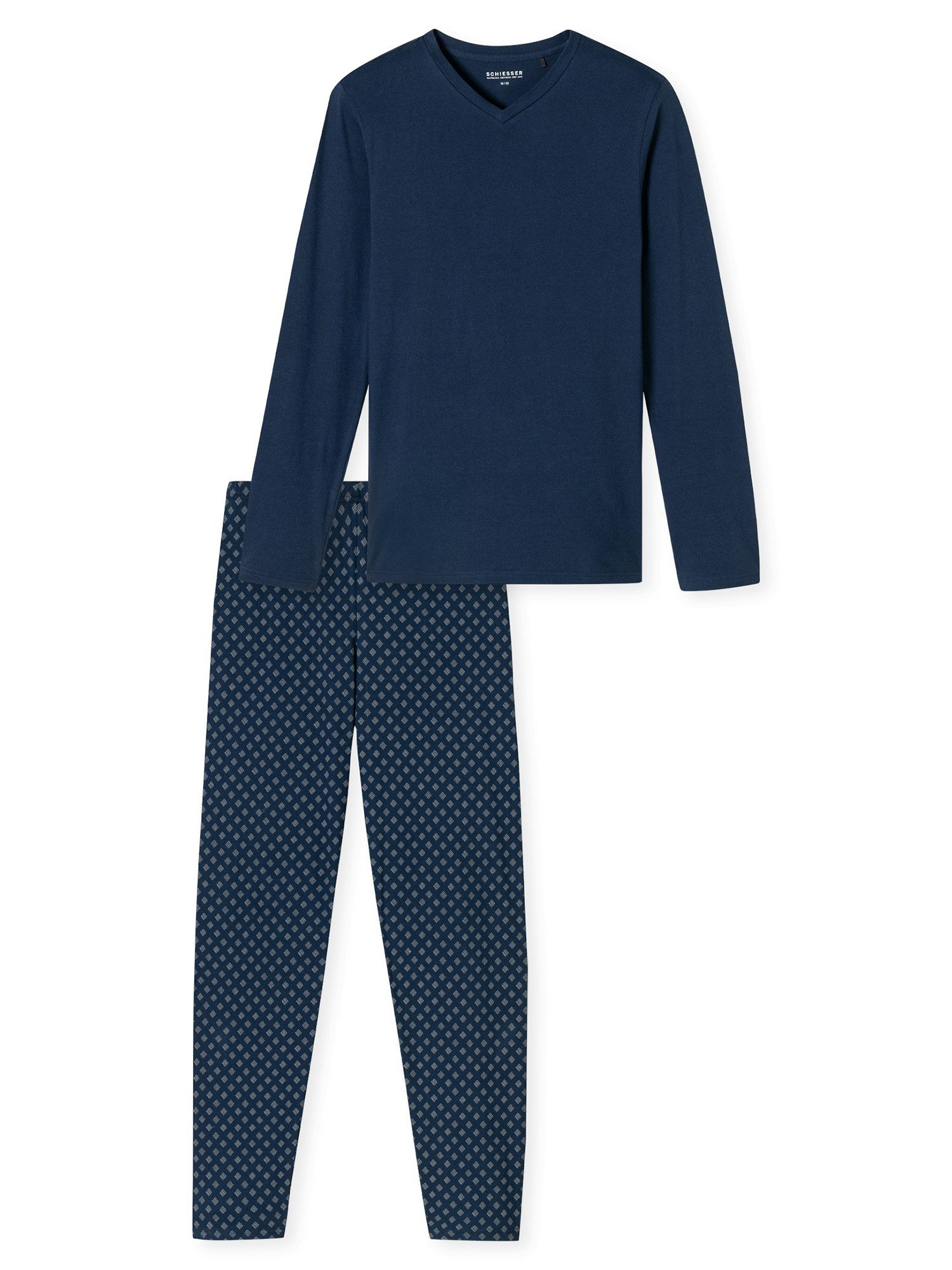Schiesser Pyjama Schlafanzug lang - Casual günstig online kaufen