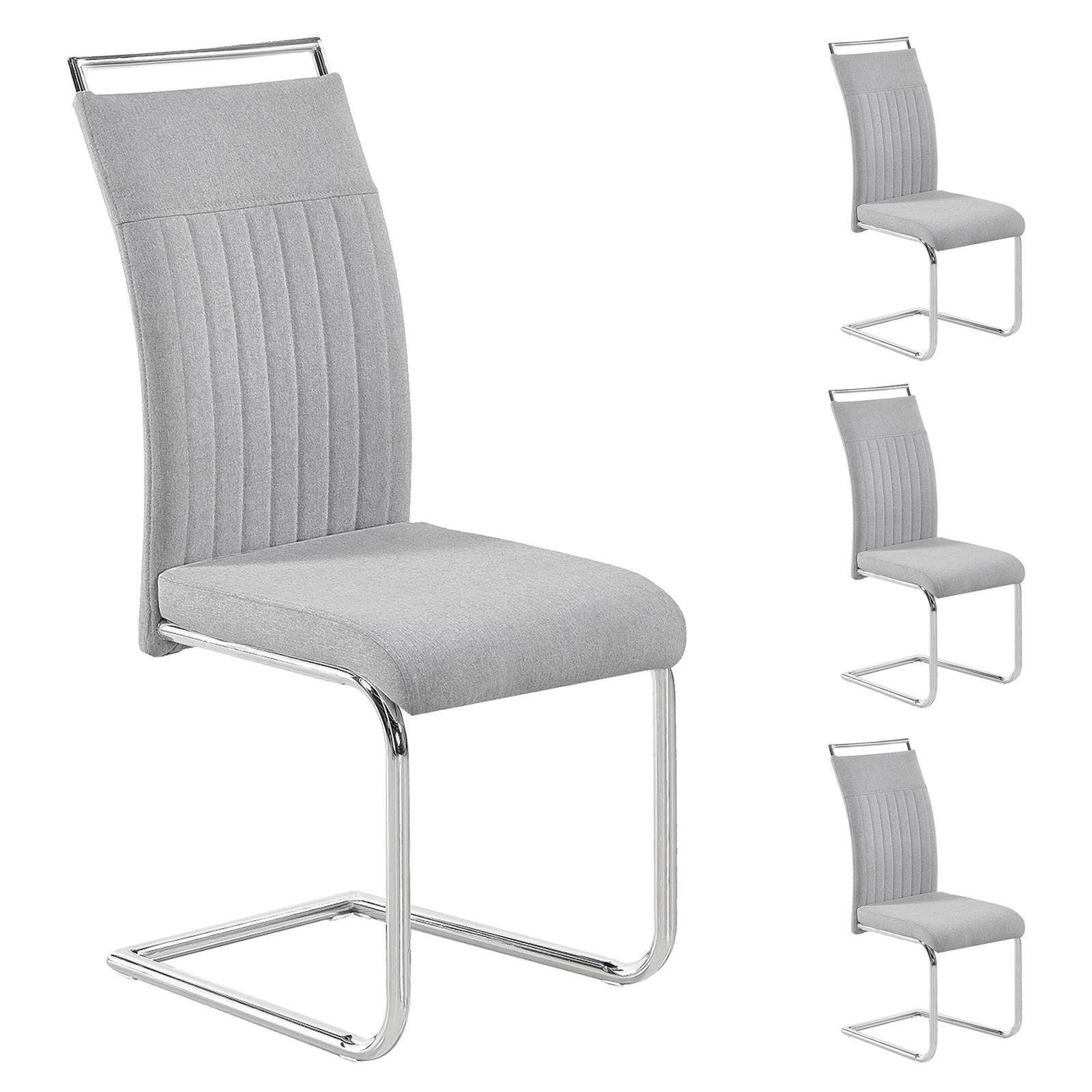 CARO-Möbel Esszimmerstuhl ERICA (4 St), Esszimmerstuhl günstig online kaufen