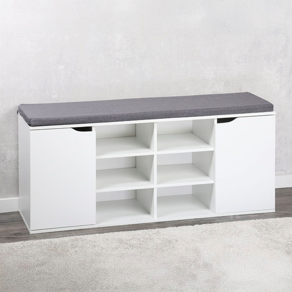 KESPER® Schuhschrank Schuhschrank mit Sitzkissen, 2 Türen, FSC