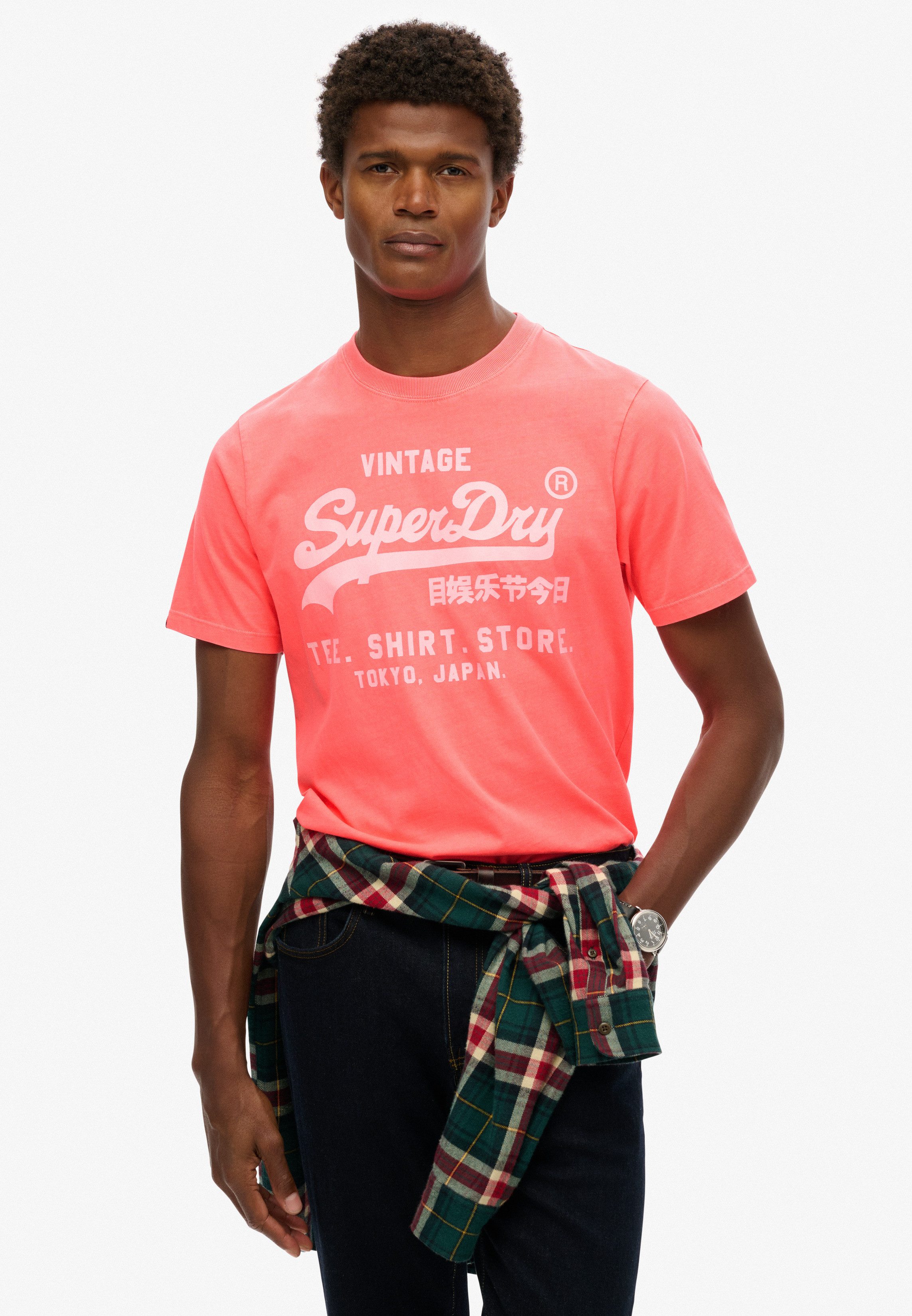 Superdry Rundhalsshirt VL NEON RELAXED TEE günstig online kaufen