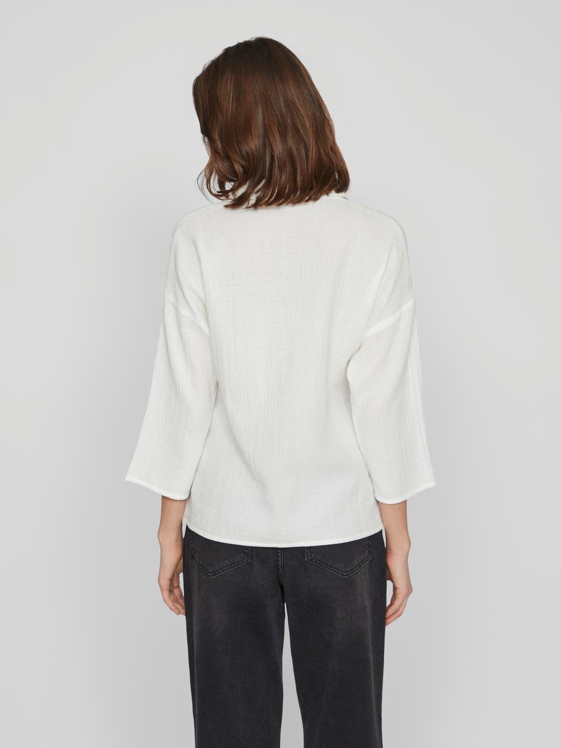 Vila Blusenshirt Lockere Crepe Design mit günstig online kaufen