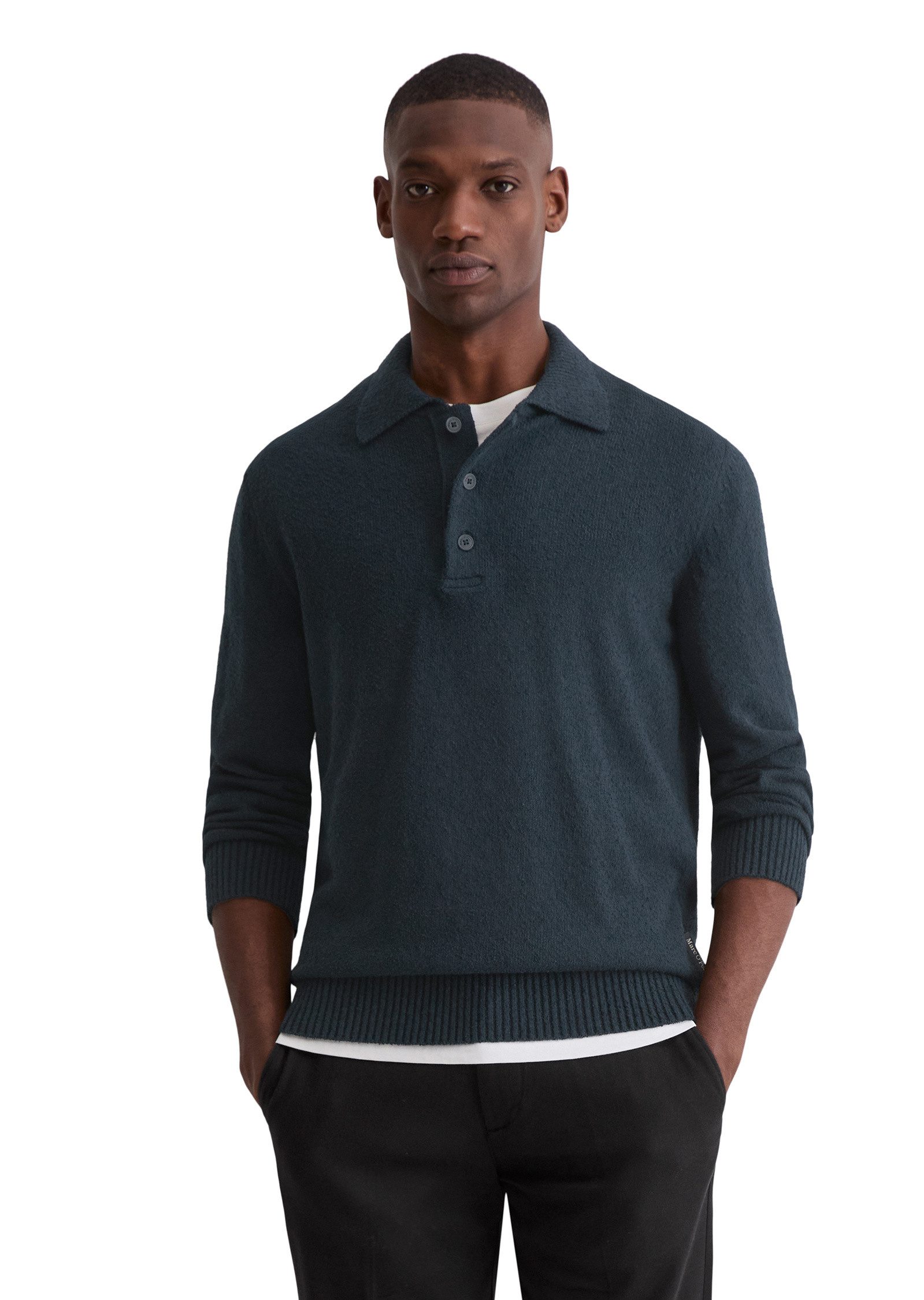 Marc O'Polo Strickpullover aus Bio-Baumwoll-Bouclé