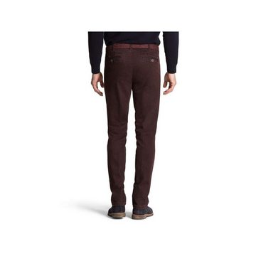 MEYER Stoffhose bordeaux regular (1-tlg)