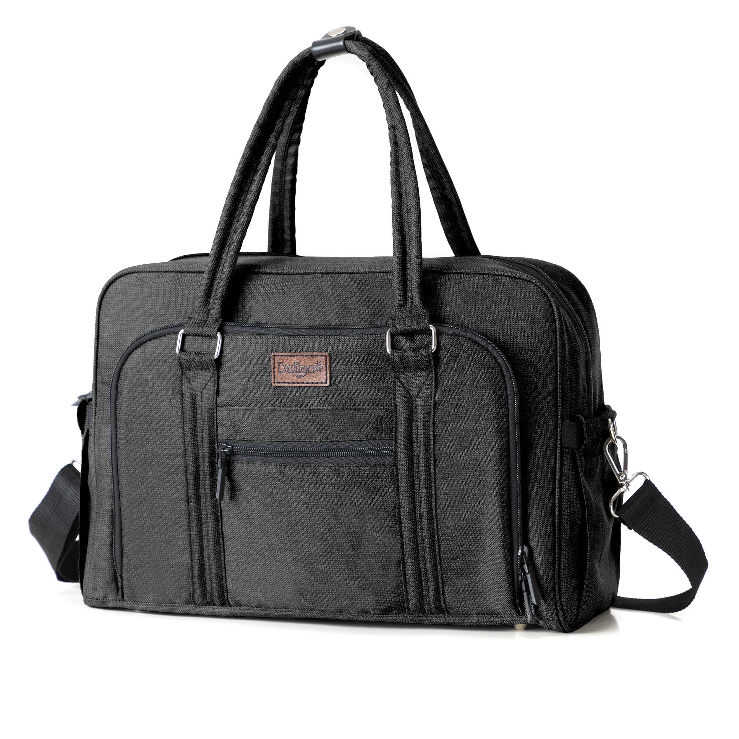 Daliya® Wickeltasche ALPINO PURE Tasche mit praktischen Funktionen, inkl. Wickelunterlage (3-tlg., Schulterriemen mit Karabiner, gepolsterte Wickelunterlage, Wickeltasche), Wickeltasche mit 17 Fächern, Thermo-Fächern und Trolley-Funktion