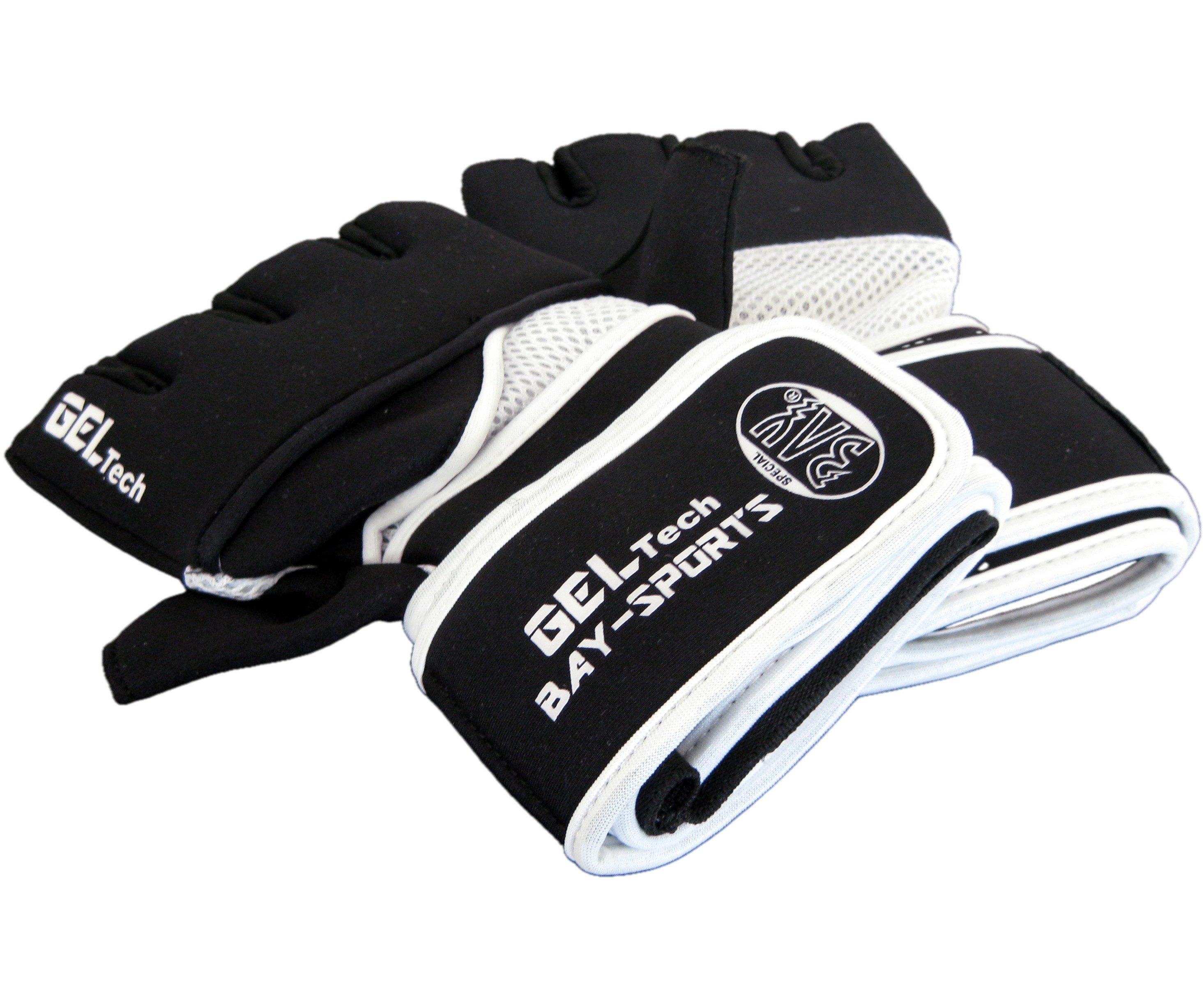 BAY-Sports MMA-Handschuhe Winsome Krav Maga Free Fight Handschutz Handschützer Faustschutz (Paar), Neopren, Gel Pads, Mesh, XS - XL, ideale Passform