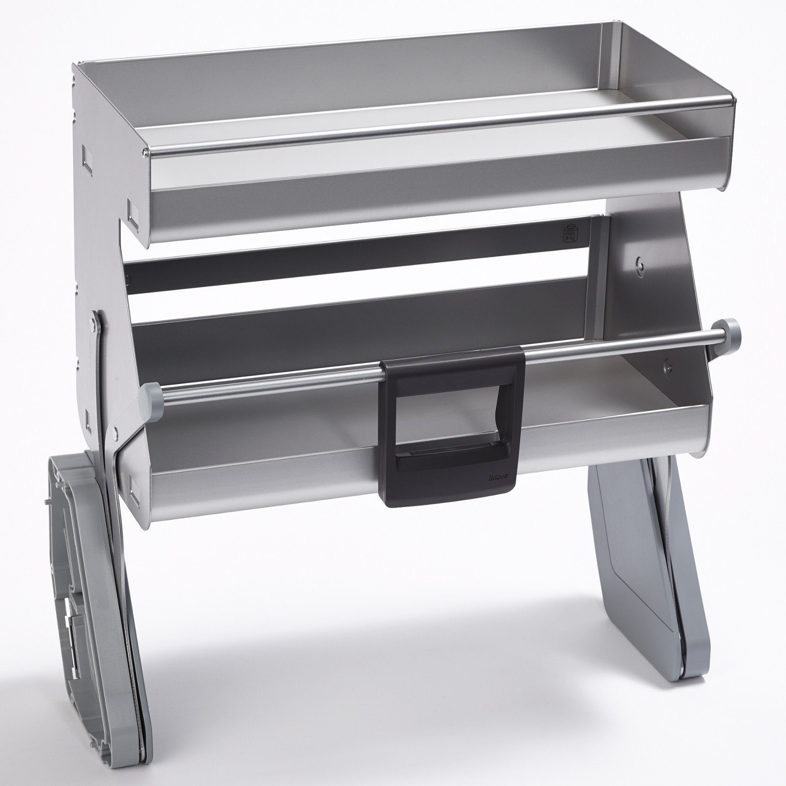 Kesseböhmer Auszug iMove Double Tray 60er Schrankbreite, Oberschrank Hängeschrank Küchenschrank