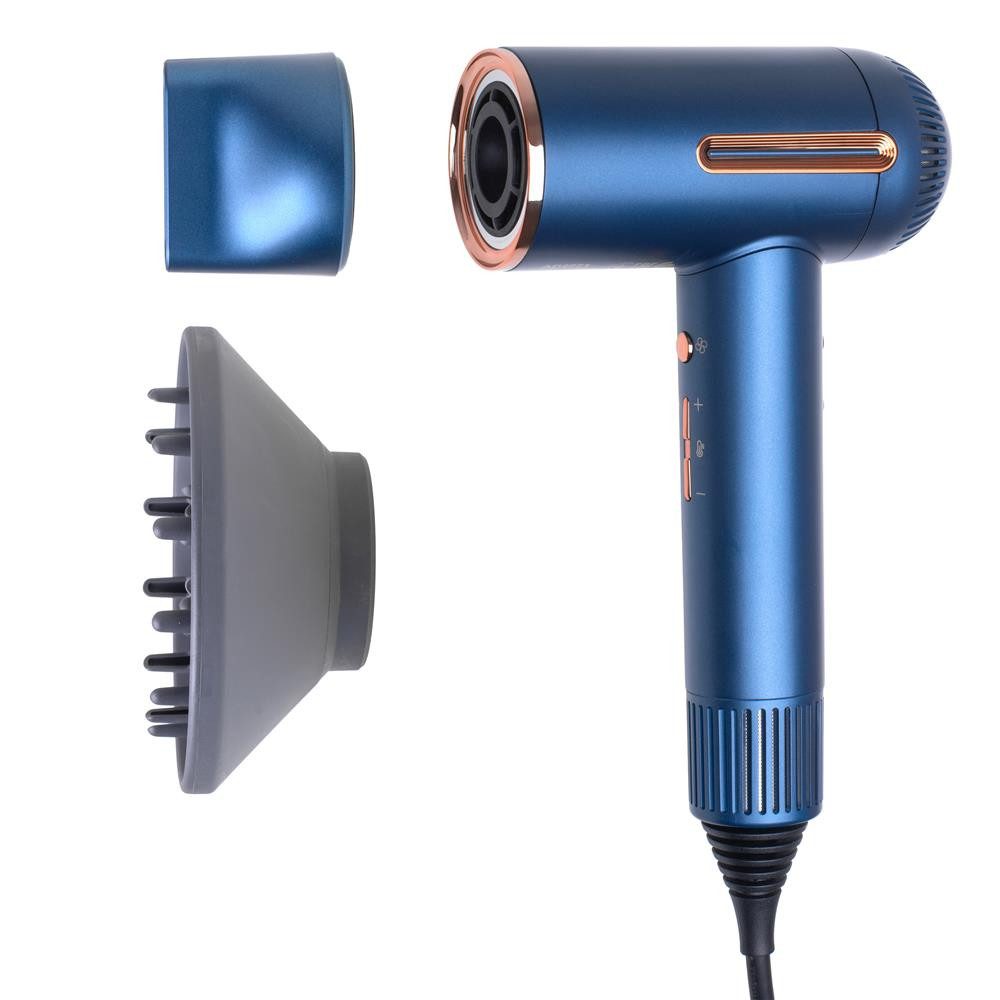 Adler Haartrockner AD 2271, Superspeed Haartrockner, 1500W, 6 Temperatureinstellungen, blau