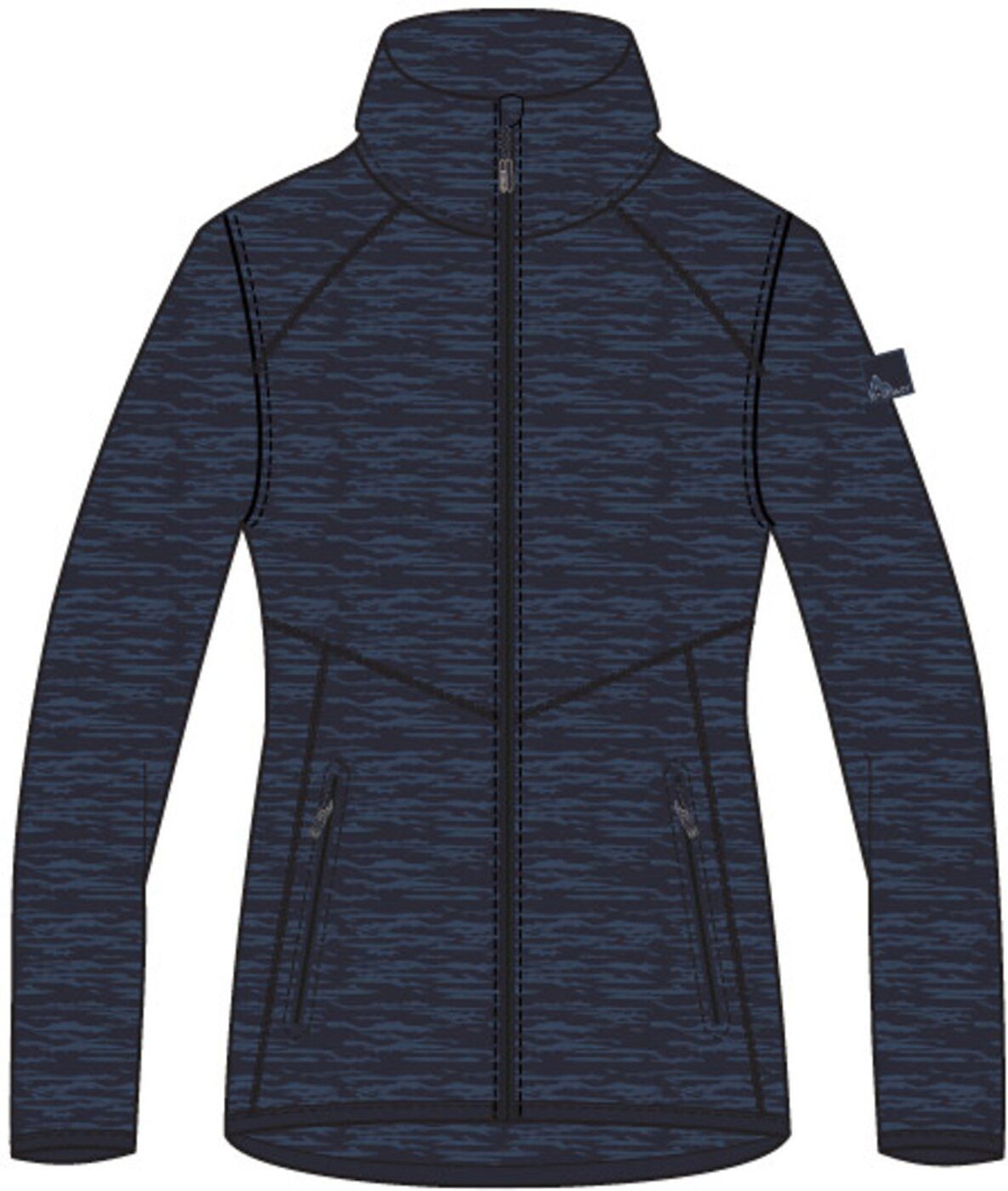 McKINLEY Fleecejacke Da.-Fleece-Jacke Laura wms MELANGE/NAVY günstig online kaufen