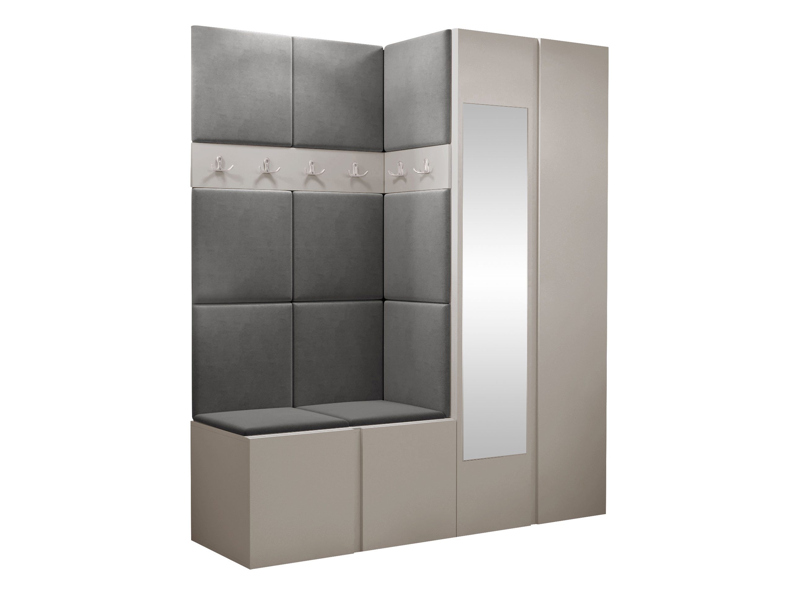 MIRJAN24 Garderoben-Set Orion XII, (Komplett-Set, Schrank, Schrank mit Spie günstig online kaufen