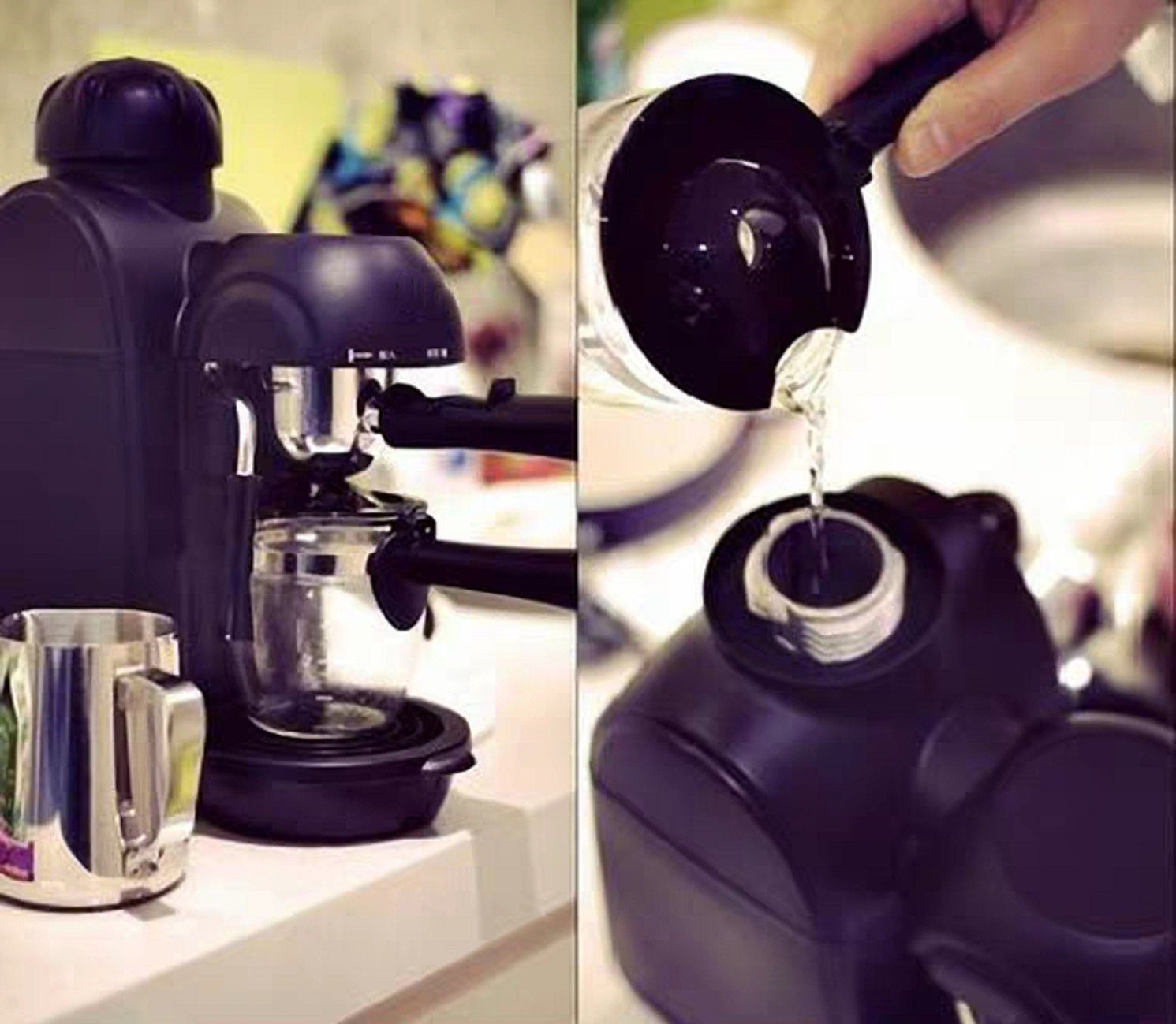 automatische Espressomaschine Semi 3008GM YOSHAN Espressomaschine