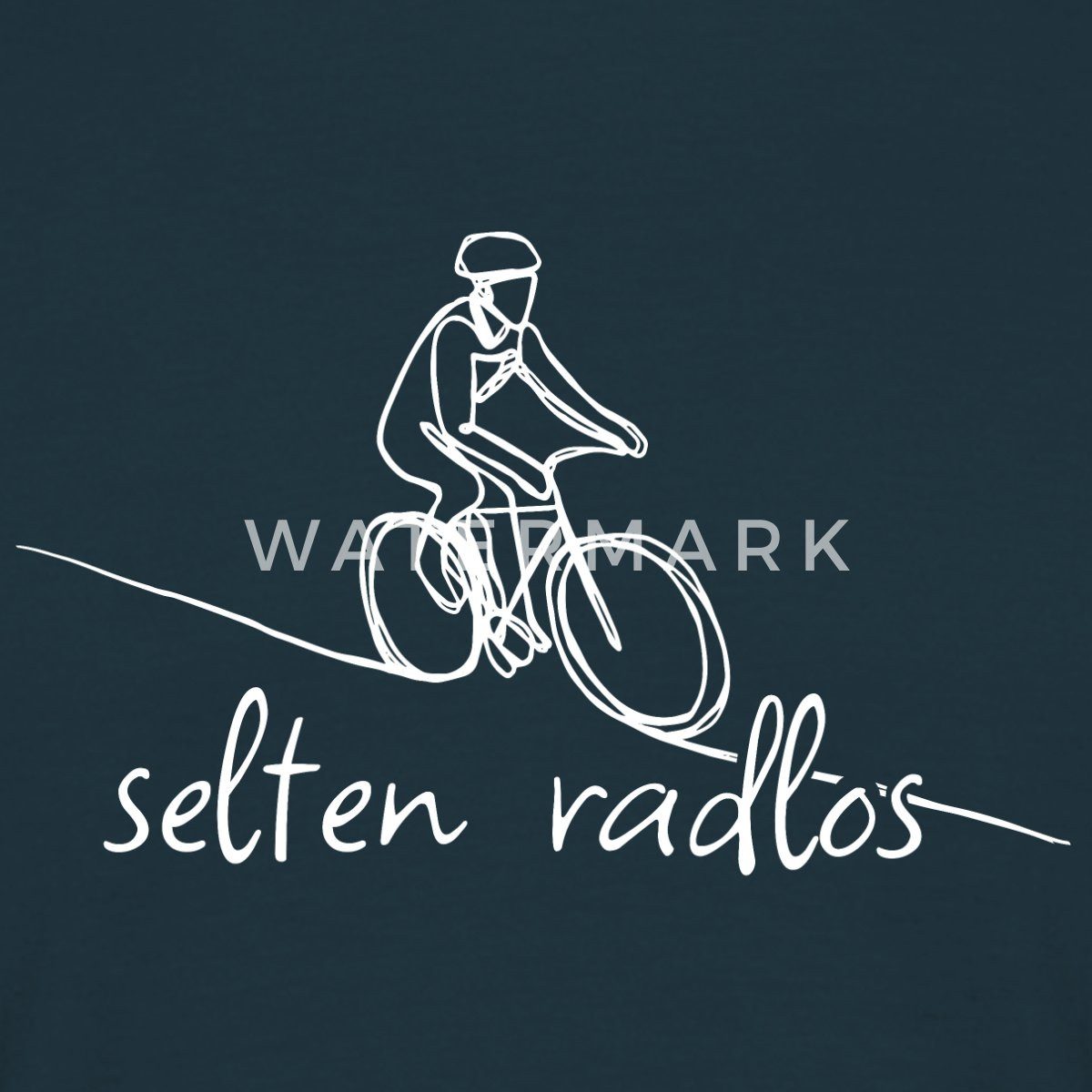 Spreadshirt T-Shirt Selten Radlos - Perfekte Geschenkidee Für Radsportler M günstig online kaufen