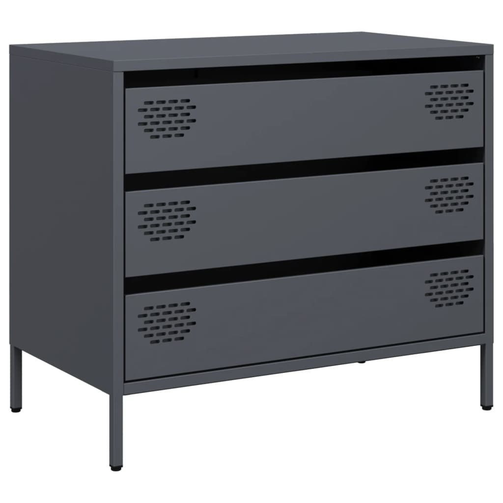 vidaXL Sideboard Sideboard Anthrazit 68x39x58,5 cm günstig online kaufen
