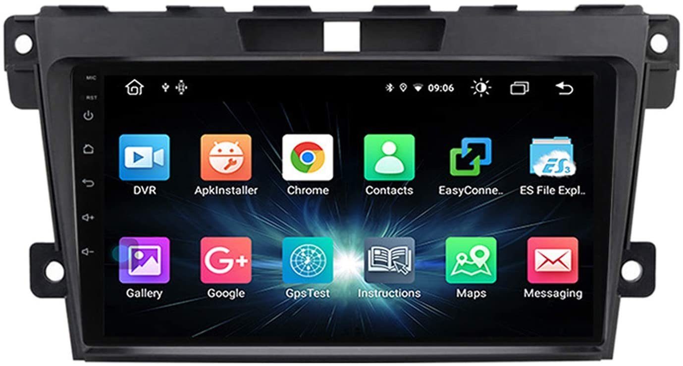 GABITECH Autoradio USB 9 RDS für 12 CX-7 BT Einbau-Navigationsgerät Mazda Zoll Android
