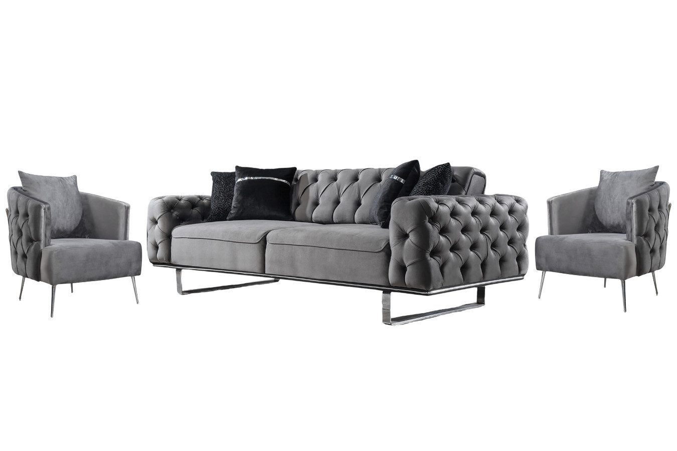 Villa Möbel Polstergarnitur Roma, (Set, 3-tlg), günstig online kaufen