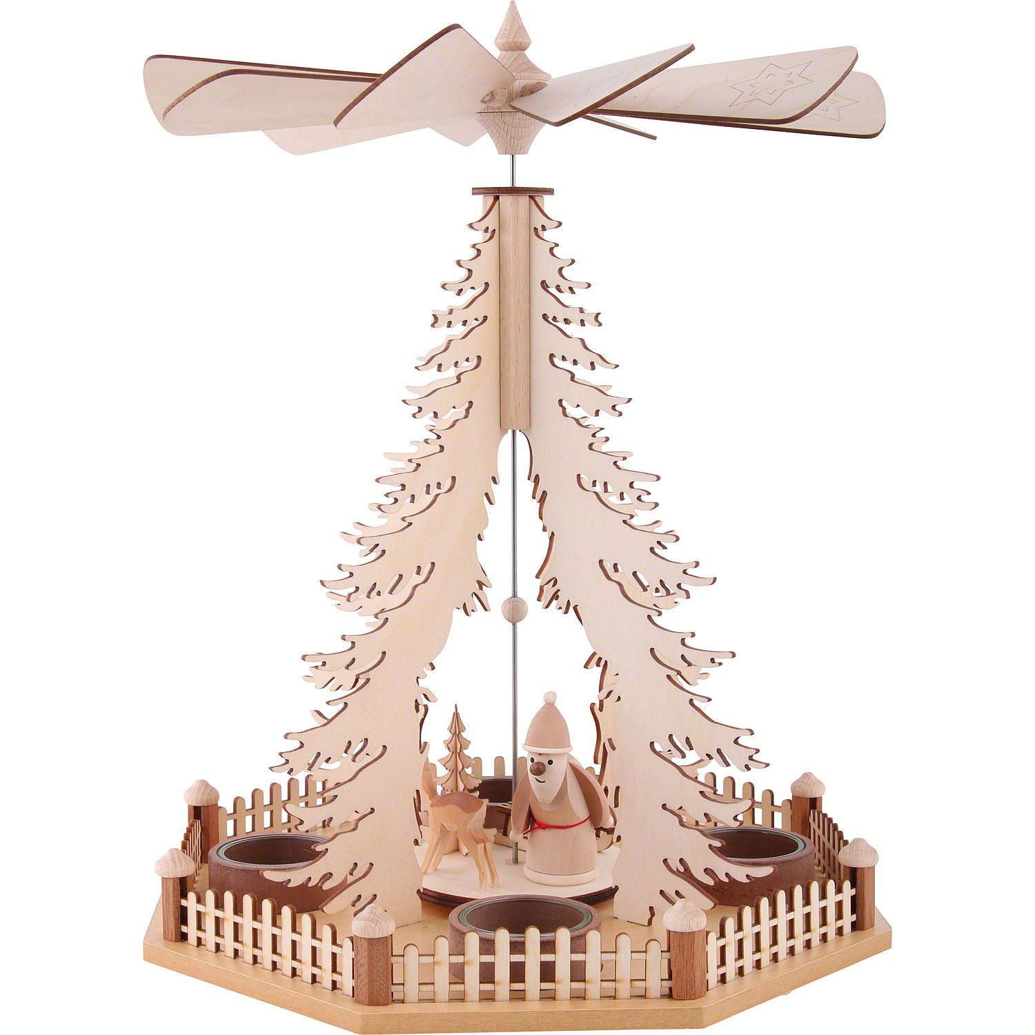 rauta Weihnachtspyramide 1-stöckige Pyramide Ruprecht (30cm) von Rauta