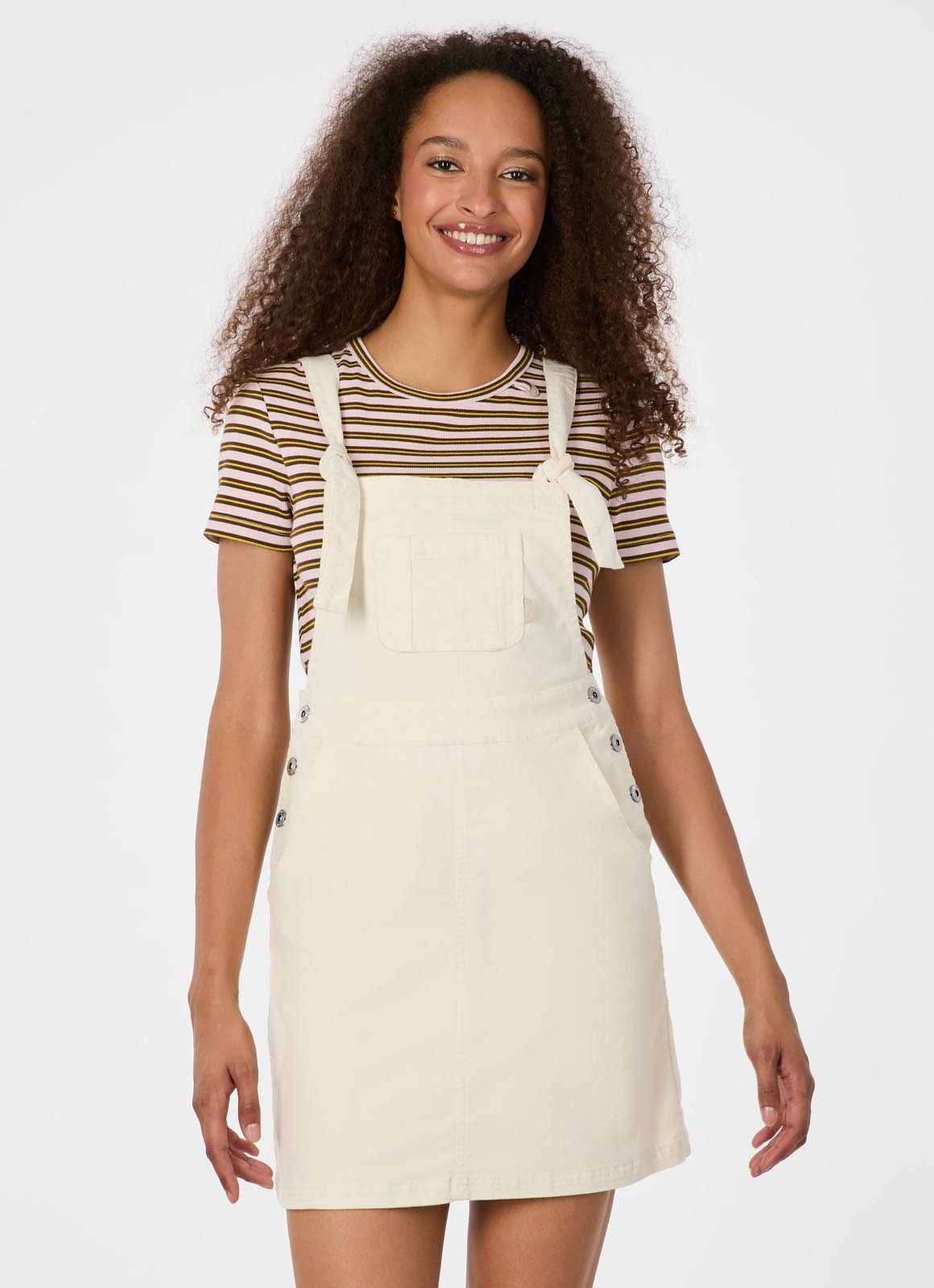 Ragwear Latzrock ZEKKE CORDY super weicher Baby-Cord mit verstellbaren Trägern