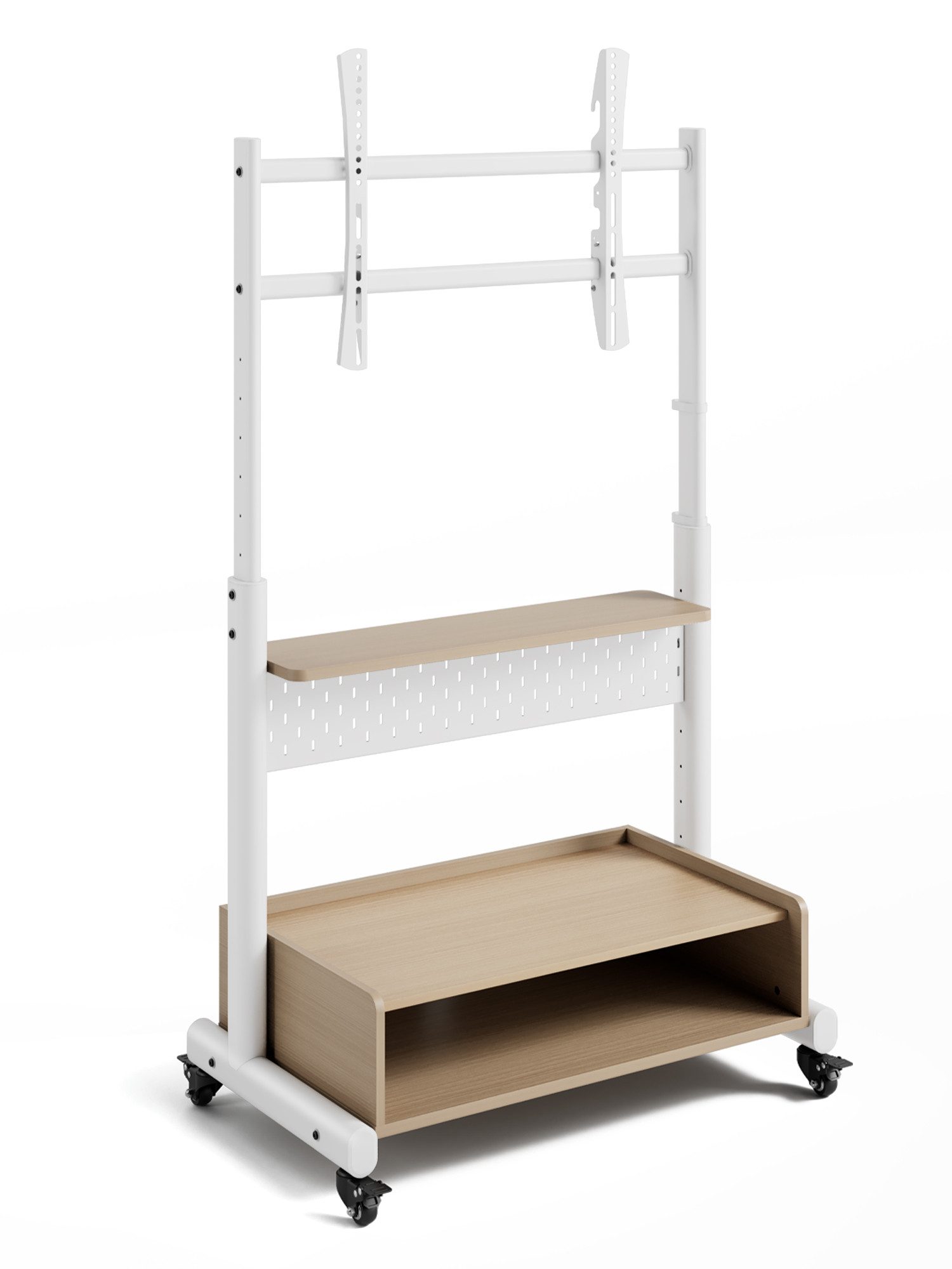 FITUEYES TV-Ständer, (bis 85,00 Zoll, Rollbar)