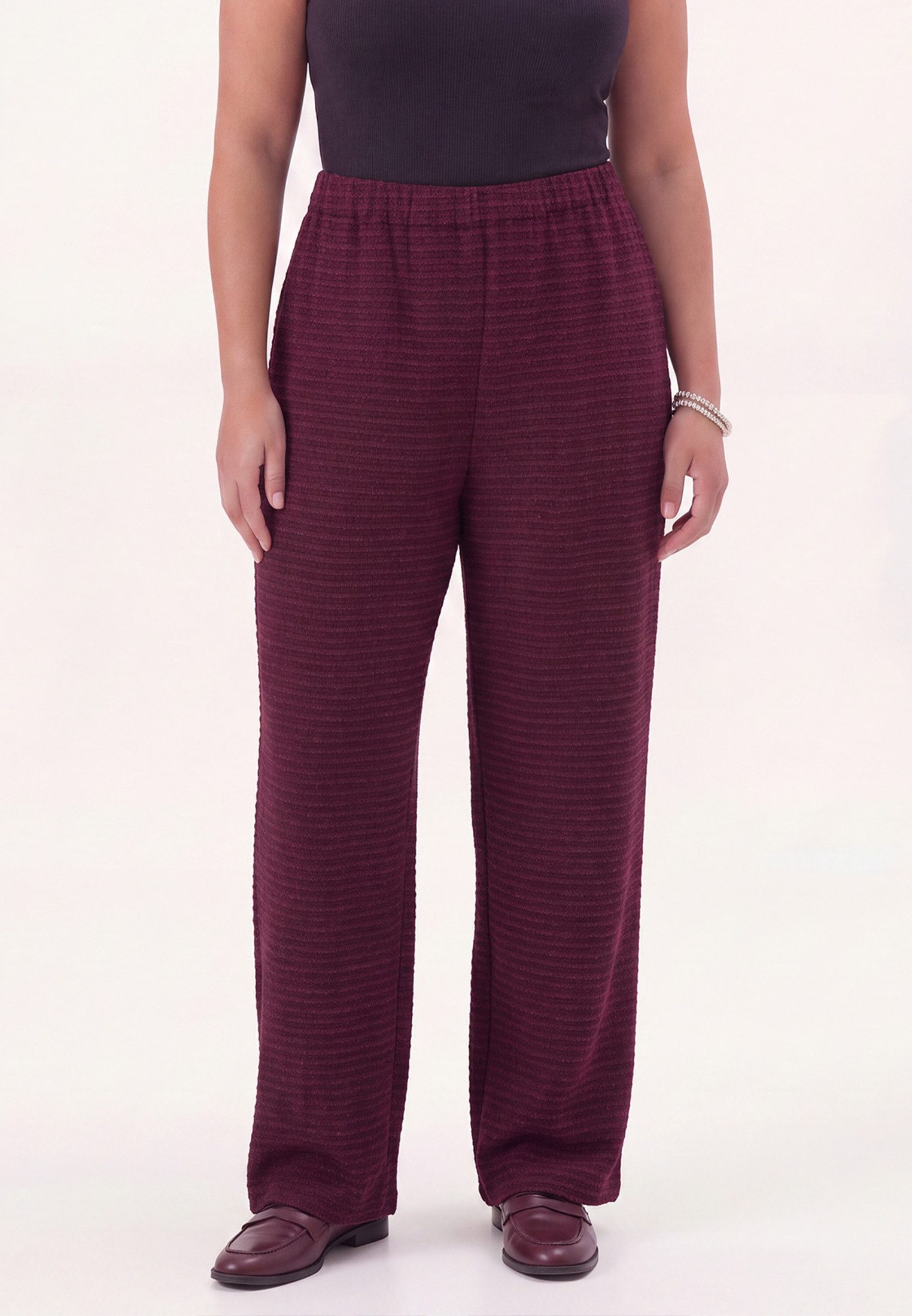 YOEK Bootcuthose Damen Hose Flare Fit