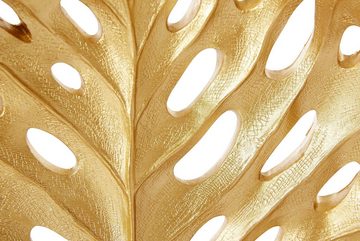 Leonique Wandkerzenhalter Leaf, gold (2er-Set), modern, glamourös, Polyresin (Kunststein), goldfarben
