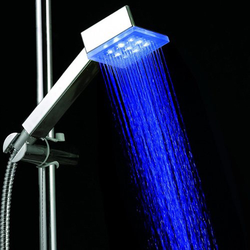 ENERGMiX Handbrause Duschbrause Brausekopf Dusche beleuchtet mit LED-Techni günstig online kaufen