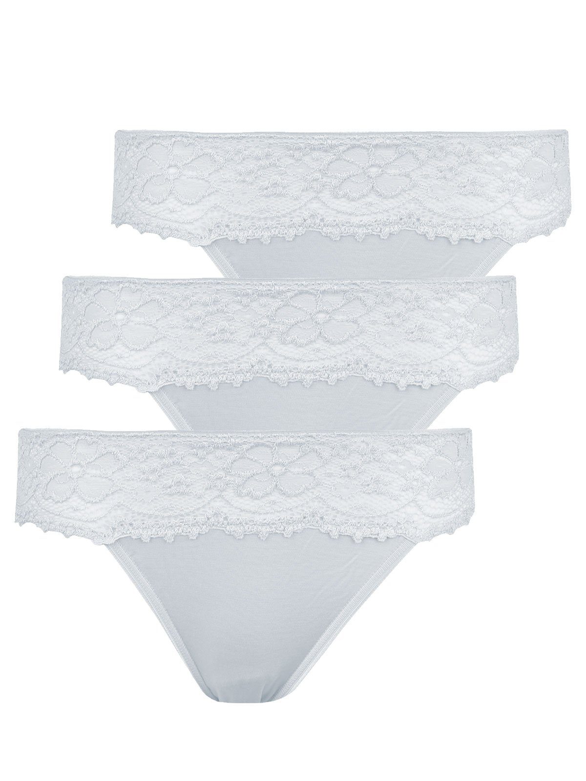 Hüftslip 3er Pack Damen Jazzpant Millefleurs